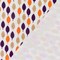 White-Purple-Multi Leaf Printed Stretch Spandex Cotton Jersey Knit Fabric By the Yard